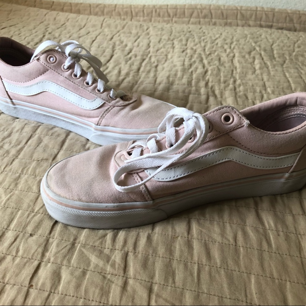 Pastel Pink Old Skool Vans